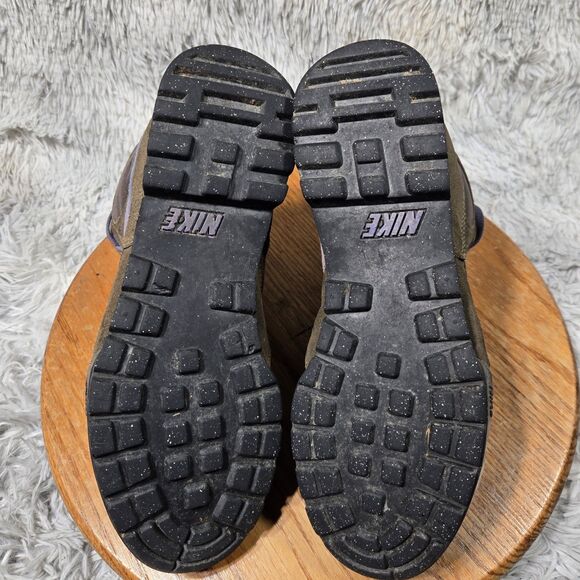 Vintage 90's Nike ACG Air Caldera Women 9.5 Hiking Boots Brown/Purple Shoes Read - Picture 5 of 14